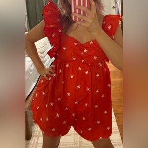Red Star USA Romper - Medium